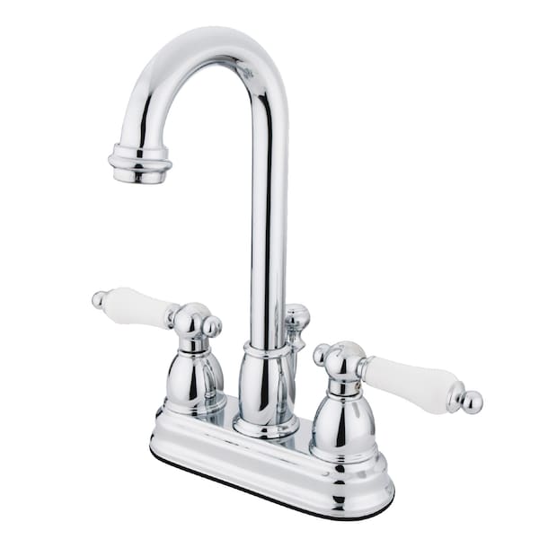 4" Centerset Bathroom Faucet, Chrome